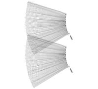 Compatibile con schermo for camino a rete da 2 pezzi, pannelli in rete metallica da 24 pollici for protezione del focolare e braciere da interno