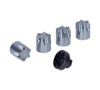 Compatibile Con SCX10 D90 Per TRX4 TF2 CC01 Per Capra VS4-10 1/10 Coprimozzo In Metallo Per Cerchi Auto RC, Dado M4 RC Auto Giocattoli