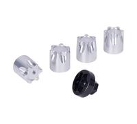 Compatibile Con SCX10 D90 Per TRX4 TF2 CC01 Per Capra VS4-10 1/10 Coprimozzo In Metallo Per Cerchi Auto RC, Dado M4 RC Auto Giocattoli