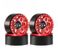 Compatibile Con SCX10 Per TRX4 VS4-10 Gen8 1/10 RC Parti Di Automobili In Lega Alluminio Per Super Pesante 1.9 Pollici Beadlock Deep Dish Wheel Rim R187 RC Parti Auto(Red)