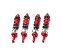 Compatibile Con SCY 16101 16102 16103 1/16 RC Car Upgrades Parts Replacement Accessories 4 Pezzi Ammortizzatore In Metallo Ammortizzatori RC(Red)