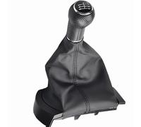 Compatibile Con Seat For Ibiza 2002 2003 2004 2005 2006 2007 2008 2009 2010 Manuale 5 6 Velocità Car Gear Stick Leva Del Pomello Del Cambio Pallamano Boot Cover Pomello Cambio auto(Black,6 Speed)