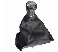 Compatibile Con Seat For Ibiza 2002 2003 2004 2005 2006 2007 2008 2009 2010 Manuale 5 6 Velocità Car Gear Stick Leva Del Pomello Del Cambio Pallamano Boot Cover Pomello Cambio auto(Silver,5 Speed)