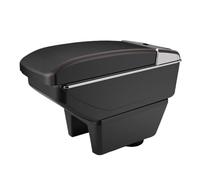 Compatibile Con SEAT Ibiza 6j/Ibiza 6L Bracciolo Interno Auto Modificato Console Centrale Doppio Strato Scatola Portaoggetti Accessori USB(B2 Black line NO USB)