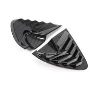 Compatibile con SEAT Leon MK2 2008-2012 ABS Fibra di carbonio Triangolo del lunotto posteriore Deflettore esterno Decorazione Accessori modificati(Carbon Fiber)