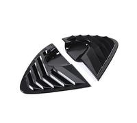 Compatibile con SEAT Leon MK2 2008-2012 ABS Fibra di carbonio Triangolo del lunotto posteriore Deflettore esterno Decorazione Accessori modificati(Black)