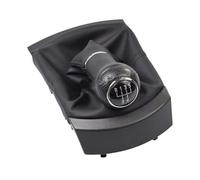 Compatibile Con Seat Per Ibiza 2002 2003 2004 2005 2006 2007 2008 2009 2010 Pomello Del Cambio Car-Styling A 5 Velocità Con Cuffia In PU Pomello(5 Speed Black Line)