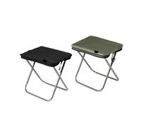 Compatibile con sedia da campeggio Naturehike, sedie pieghevoli in alluminio for esterni, sgabello pesca portatile, sedile escursionismo in spugna ispessita(Green And Black)