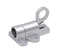 Compatibile con serratura a scatto automatica con anello di trazione, chiavistello for porta a chiusura automatica for casa e cancello(Silver)