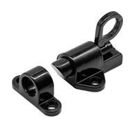 Compatibile con serratura a scatto automatica con anello di trazione, chiavistello for porta a chiusura automatica for casa e cancello(Black)