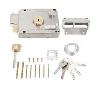 Compatibile con serratura meccanica for cancelli esterni, serratura in acciaio inossidabile resistente alla ruggine con maniglia for porta in legno del dormitorio