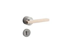 Compatibile con serrature for porte in noce e lega di zinco, serratura interna magnetica silenziosa for porte di soggiorno e camera da letto(Image color)