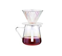 Compatibile con server da caffè 500 ml Pentola in vetro Gocciolatore for espresso Versare sopra Maker Trasparente Chic Accessori for la cucina domestica(Aurora Set)