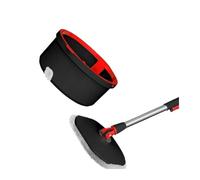 Compatibile con set di mocio rotante e secchio sistema separazione automatica dell'acqua sporca pulita, quadrato strizzatura(White 5 mop cloth)