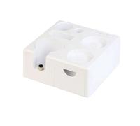 Compatibile con set porta polvere di caffè, base dispenser in tessuto, portaoggetti multifunzionale, uso domestico(White)
