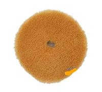Compatibile con Sharkfox 5/6 pollici, tampone lucidante for auto in lana, tampone lucidante in lana di agnello ad alta densità(Brown Light cut 1PC,5inch Backer)