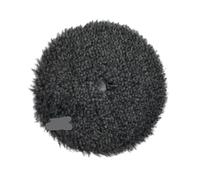 Compatibile con Sharkfox 5/6 pollici, tampone lucidante for auto in lana, tampone lucidante in lana di agnello ad alta densità(Grey Medium Cut 1PC,5inch Backer)