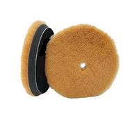 Compatibile con Sharkfox 5/6 pollici, tampone lucidante for auto in lana, tampone lucidante in lana di agnello ad alta densità(Brown Light Cut 2PCS,6inch Backer)