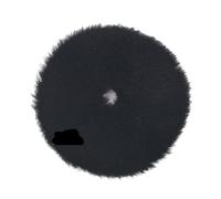 Compatibile con Sharkfox 5/6 pollici, tampone lucidante for auto in lana, tampone lucidante in lana di agnello ad alta densità(Black Heavy Cut 1PC,6inch Backer)