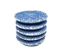 Compatibile con Sharkfox 5 pezzi 5/6 pollici tampone lucidante in microfibra, tampone lucidante for lavaggio e pulizia in microfibra Tampone Lucidante(5Inch(125mm) Backer)