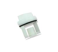 Compatibile con Siemens Bosch WM1095/1065 Pompa di scarico Guarnizione tappo filtro cestello lavatrice Parti di copertura(White)