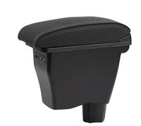 Compatibile con Smart 450 451 453 454 per Fortwo per Forfour Scatola Bracciolo Centrale per Auto Scatola Portaoggetti per Bracciolo Auto Console Centrale Organizer 3USB Bracciolo Box(3)