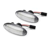 Compatibile Con Smart Per Forfour 2014 2015 2016 2017 2018 2019 2020 2021 2022 2023 2024 Auto Indicatore Laterale Anteriore Luce Ambrata Indicatore Di Direzione Lampada luci segnale rotazione(Clear le