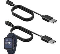 Compatibile con Smart Watch RADLEY Series 32 da donna, caricabatterie Blueshaweu 2 pin magnetico USB di ricambio compatibile con Smart Watch RADLEY Series 32 da 4,6 cm (nero + nero)