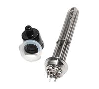 Compatibile Con SNDHEATER, Elemento Riscaldante For Acqua Tri Clamp Da 2" 220V Flangia Tubolare Riscaldatore Elettrico For La Produzione Di Birra(Black cover,380V_9KW 290MML)