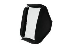 Compatibile con Softbox pieghevole Godox con staffa S-Type 50x50 cm | Il doppio tessuto diffusore attenua la luce del flash for prodotti da interni e ritratti ravvicinati