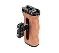 Compatibile con Sony, compatibile con Canon, maniglia laterale universale for gabbia for fotocamera con impugnatura in legno e attacco a slitta(1pcs)