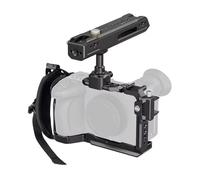 Compatibile con Sony FX2 - Kit gabbia for fotocamera con piastra superiore, slitta for attacco a slitta, maniglia e cinturino da polso(Cage Kit 5589)