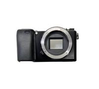 Compatibile con Sony ILCE-6000/A6000 - Custodia frontale con custodia in pelle, accessorio di ricambio for fotocamera compatta nera