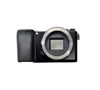 Compatibile con Sony ILCE6000/A6000 - Custodia frontale nera con custodia in pelle, accessorio di ricambio for fotocamera