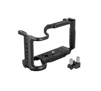 Compatibile con Sony ZV-E10 II, kit gabbia a sgancio rapido SmallRig HawkLock con piastra a L e maniglia in legno(4867)