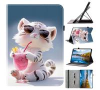 Compatibile con/sostituzione per Nokia T10 8.0 pollici 2022 PU Custodia in pelle protettiva slot per carte di credito Flip Cover XTXSJWPB (4)