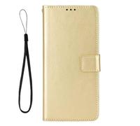Compatibile con/sostituzione per Ulefone Armor X10/X10 Pro PU custodia a portafoglio in pelle BYTXFM (oro)
