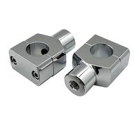 Compatibile Con Sportster Per Dyna 1" 25MM Supporto Per Kit Riser Manubrio CNC Con Morsetto Fisso Per Rialzo Moto Riser Manubrio Moto