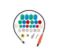 Compatibile con SPTA 29 pezzi Mini tampone lucidante for dettagli auto M14 Kit albero flessibile for lucidatura ruote angolari(29Pcs M58)