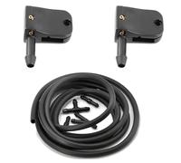Compatibile Con Ssangyong Per Rodius MK1 2004-2012 Ugelli Di Spruzzatura Del Parabrezza Anteriore Tubo Flessibile Liquido Lavavetri Connettori Ugello Tergicristalli(Nozzle-Hose)