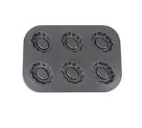 Compatibile con stampo ovale in acciaio al carbonio for crostata di frutta, for mini cupcake, biscotti, uova, fai da te, strumento for pasticceria cucina