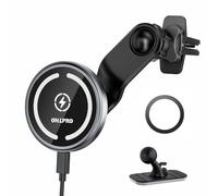 Compatibile con Supporto Auto MagSafe, Caricatore Wireless Auto Magnetico, Supporto Cellulare Auto Magnetico, Porta Cellulare da Auto Universale Compatibile per iPhone serie 14 13 12 MagSafe Case