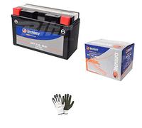 COMPATIBILE CON SUZUKI DR Z SM 400 2005 A 2010 BATTERIA GIA' PRONTA ALL'USO TECNIUM YT7B-BS 12V 6,5 AH BATTERIE 6,5 AMPERE 12 VOLT SPECIFICA MOTO SCOOTER 150X65X93MM