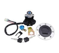 Compatibile con Suzuki per GSF650 per Bandit 650 2005 2006 2007 2008 2009 2010 2011 2012 Set di Chiavi per Serratura per Motocicletta, Interruttore di accensione e Tappo di Chiusura.