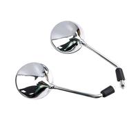Compatibile con Suzuki per GSR600 per GSR750 per SV650 per SV400 per V-Strom 650 per V-Strom 1050 Specchietto Laterale per Manubrio da Moto da 8/10 Mm Moto Specchio Posteriore(White)