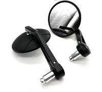 Compatibile con Suzuki per GSR600 per GSR750 per SV650 per SV400 per V-Strom 650 Specchietti Universali per estremità del Manubrio da 7/8'' 22MM per Moto Moto Specchio Posteriore(Black)