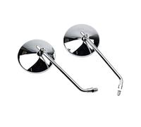 Compatibile con Suzuki per GSR600 per GSR750 per SV650 per V-Strom 650 per V-Strom 1050 per Bandit 650 Specchietto Laterale per Manubrio da Moto da 8/10 Mm Moto Specchio Posteriore(Chrome)