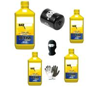 COMPATIBILE CON SUZUKI SV 650 S KIT TAGLIANDO PER MOTO 4 LITRI DI O-L-I-O XTM SYNT 10W40 4T POLAR PLUS 4-STROKE+FILTRO O-L-I-O MANUTENZIONE CAMBIO OLIO MOTORE