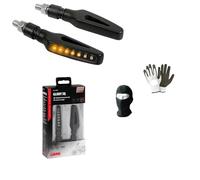 COMPATIBILE CON SUZUKI V STROM 650 DL COPPIA DI FRECCE A LED SEQUENZIALE PER MOTO INDICATORI DI DIREZIONE 12V UNIVERSALE 86CM X 36CM OMOLOGATO LAMPA