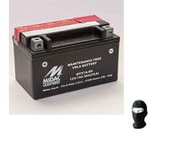 COMPATIBILE CON SYM Mio/MioE2 100 2005 A 2013 BATTERIA MIDAC MTX7A-BS GIA' PRONTA CARICA COMPLETA DI LIQUIDO GIÀ INSERITO 7 AH AMPERE 12 VOLT 150X87X93MM